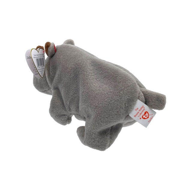 Ty Beanie Baby Babies SPIKE The Rhinoceros Rhino Original Vintage Plush RETIRED - Picture 2 of 10